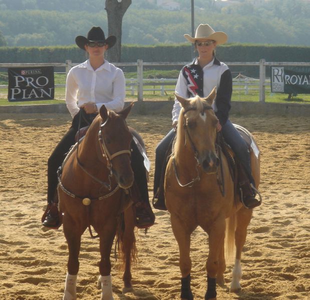 2006 : nos championnes PACA Reining Youth et Beginer